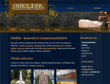 Tablet Screenshot of obeliskhb.cz